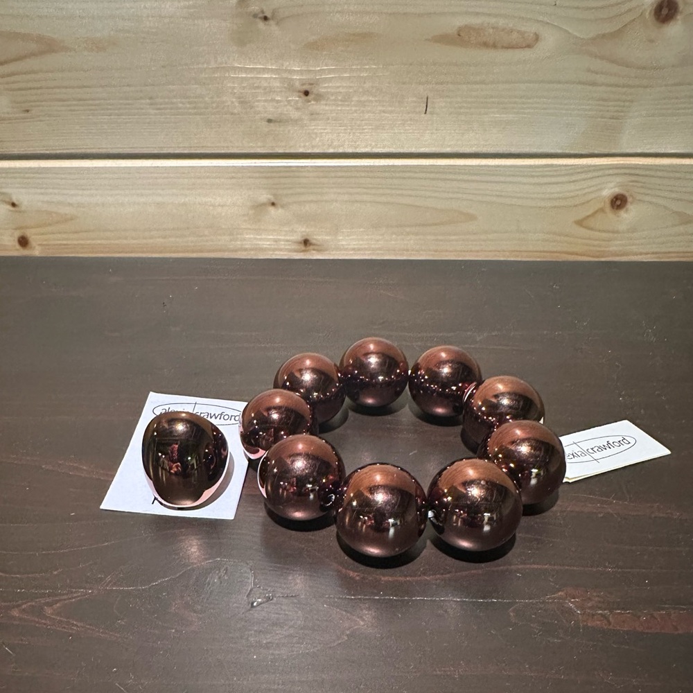 BNWT Alexia Crawford bracelet and ring two piece set